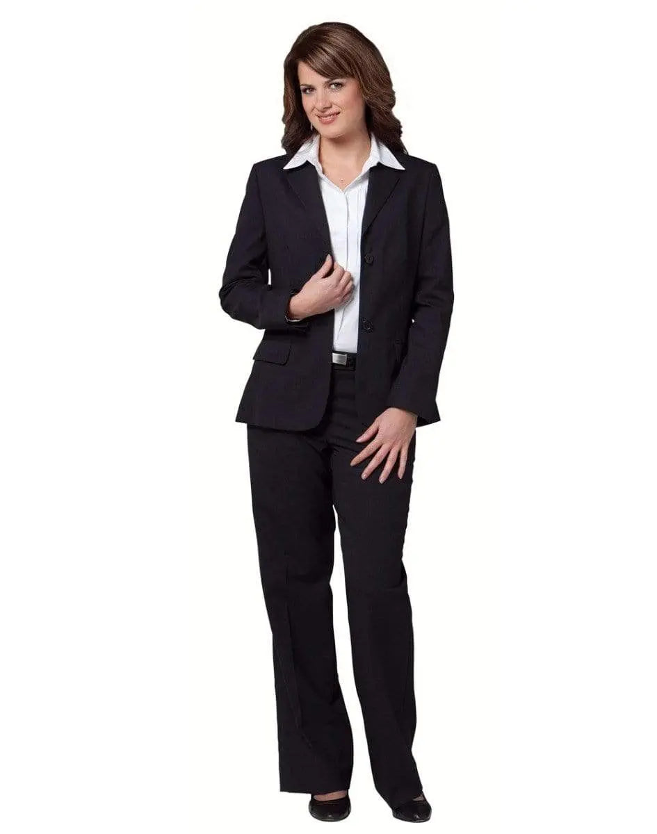 BENCHMARK Women's Wool Blend Stretch Slim Leg Flexi Waist Pants M9400 Corporate Wear Benchmark